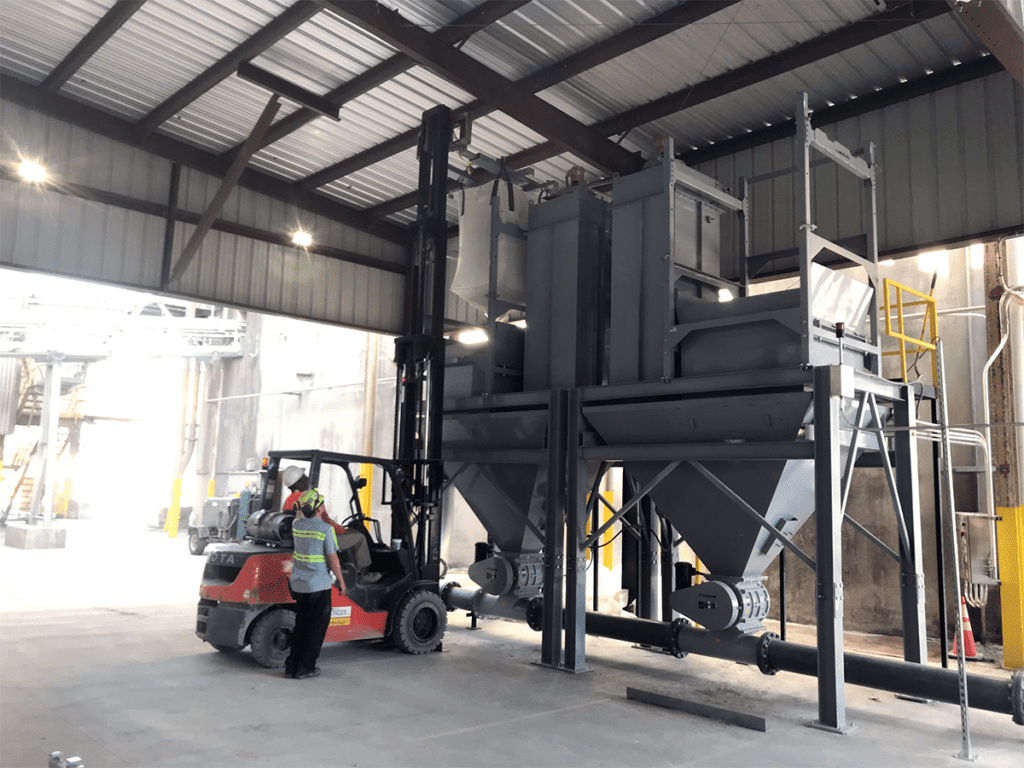 Bulk Bag Unloading and Pneumatic Conveying System