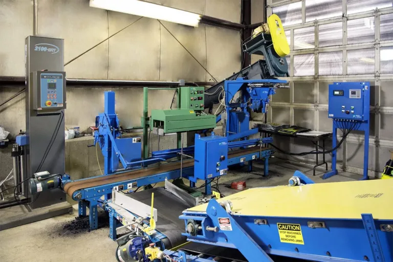 incline auger packer open mouth bagger