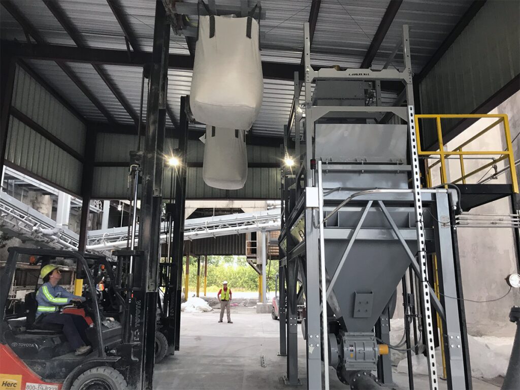 Cement handling install