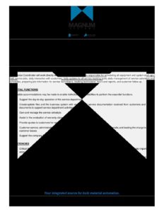 Service coordinator
