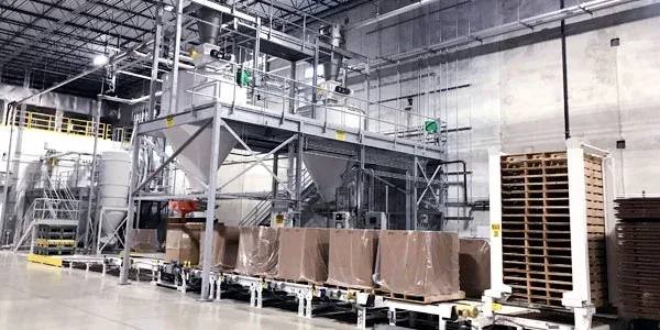 pneumatic conveying and packaging