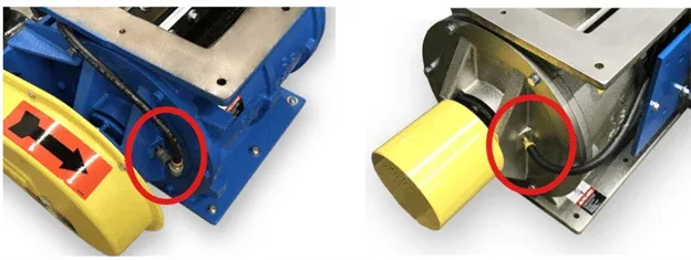 Greasing Air Purge Ports and Bearings