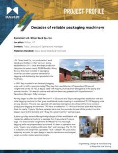 L.D. Oliver Seed Co. Customer Profile